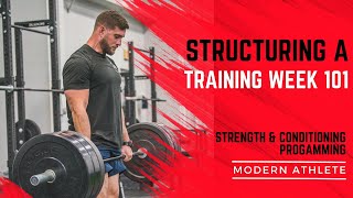 Structuring a Training Week 101  Strength and Conditioning Programming [upl. by Uliram815]