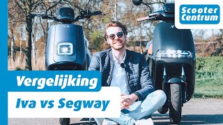 VERGELIJKINGSTEST 🚦  IVA S5 VS SEGWAY E125S  ACCELERATIE amp REM TEST  ELEKTRISCHE SCOOTER TEST [upl. by Coltson825]