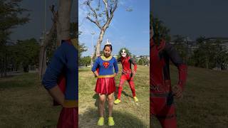 Deadpool Joker Cướp vương miện Của Super Girl Và cái kết  Marvel Real Life shorts marvel [upl. by Alaikim425]