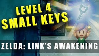 The Legend of Zelda Links Awakening Switch Anglers Tunnel Level 4 small keys [upl. by Koss39]