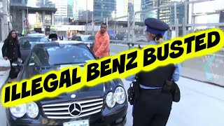 Illegal Handicap Parking Mercedes Benz Owner vs Cop [upl. by Bergmans]