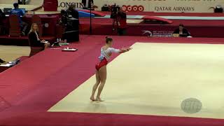 BRASSART Maellyse BEL  2017 Artistic Worlds Montréal CAN  Qualifications Floor Exercise [upl. by Meela]