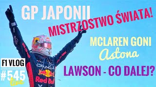 F1 Vlog 545 GP Japonii – Red Bull mistrzem Świetny McLaren Spięcie w Mercu Perez i podwójny DNF [upl. by Darrow222]