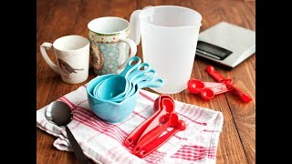 COMO CAMBIAR A TAZAS GRMS ML OZ  BASICOS PARA MEDIR EN CASA  Silvana Cocina ❤ [upl. by Lazos]