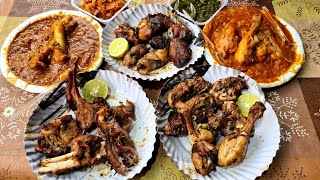 Jyoti Tandoor Dhaba Ka Mutton Barrah Liver Dana Dhaba Mutton Curry Chicken Curry amp Chicken Barrah [upl. by Odlaw]