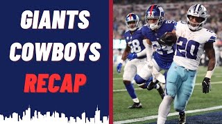 Giants vs Cowboys Recap [upl. by Westbrooke344]