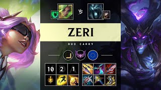 Zeri ADC vs Karthus Dominating  EUW Master Patch 1422 [upl. by Karyl72]