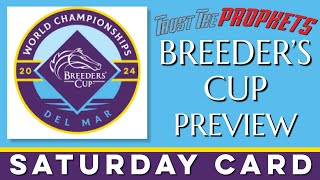 BREEDERS CUP SATURDAY PREVIEW SATURDAY RACES  DEL MAR [upl. by Ekalb853]