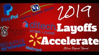 Economic Collapse News  2019 Layoffs Accelerate With More Banks and Retail Store Closures [upl. by Drida]