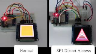 ESP8266 SPI normal speed or GPIO Direct Access [upl. by Lotte81]