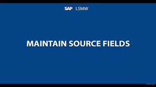 LSMW DAY6  Maintain Source Fields  saps4hana SAP LSMW Full Course [upl. by Anaujik]