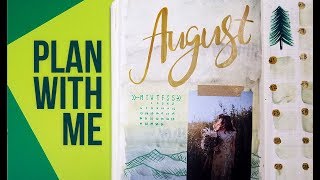 PLAN WITH ME August 2018 Bullet Journal Setup [upl. by Einot]