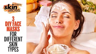 3 DIY Face Mask for ACNE OILY SKIN DRY SKIN  Homemade Face masks for clear skin  Femina Beauty [upl. by Ahsoik]