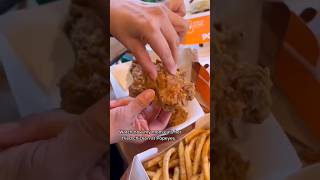 does this fried chicken hack ACTUALLY work friedchicken popeyes kfc fries fastfood foodhack [upl. by Aisila987]