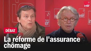 La réforme de lassurance chômage  JeanClaude Mailly x Philippe Manière [upl. by Brigitta]