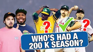 Who has had a 200 strikeout season  JM Trivia [upl. by Orola904]