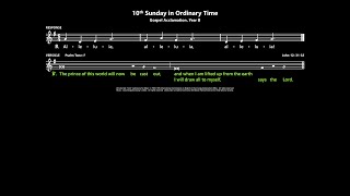 10th Sunday in Ordinary Time Gospel Acclamation Year B Australia [upl. by Mackler562]