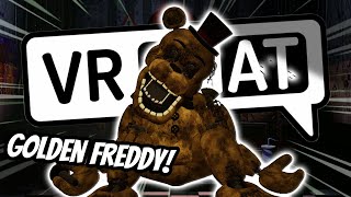 GOLDEN FREDDY RETURNS TO VRCHAT  Funny VR Moments [upl. by Lebezej]