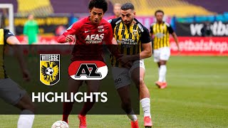 Highlights Vitesse  AZ  Eredivisie [upl. by Anerbes]