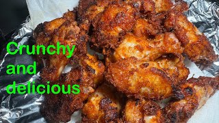 How to marinate chicken wings with the sriracha CRUNCHY AND DELICIOUS [upl. by Nikoletta320]