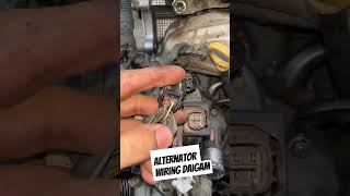 shortvideo Alternator Wiring Daigam automobile [upl. by Oaht]