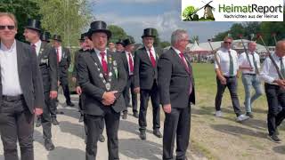 Feierliche Parade am Sonntag  Schützenfest Raesfeld 2023 [upl. by Heda628]