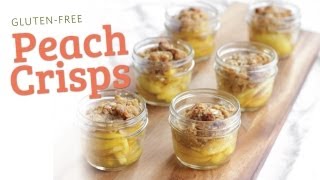 Gluten Free Peach Crisp Recipe  The Hot Plate [upl. by Laurena]