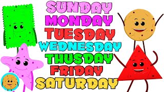 Days Of The Week  Months Of The Year amp More Learning Songs for Kids amp Nursery Rhymes [upl. by Ycak]