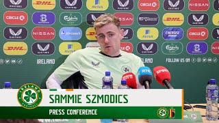 PRESS CONFERENCE  Sammie Szmodics  Ireland v Belgium [upl. by Deron708]