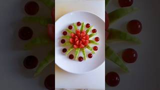 easy salad recipes saladdecoration food saladdecorationideas viralshorts [upl. by Buderus565]