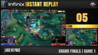 GAME 1  GRAND FINAL MPL PH FNATIC ONIC VS AURORA MLBB [upl. by Allister535]