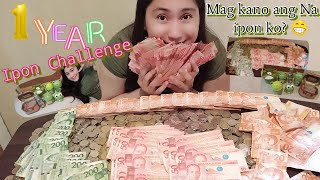 PESO SENSE IPON CHALLENGE 2019Mag kano ang naipon ko sa isang taon l Euanne Hyuna [upl. by Esyle]