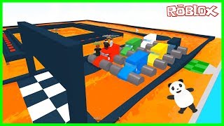 Yarış Yolundaki Lavlardan Kaç  Roblox The Floor Is LAVA [upl. by Ojoj658]