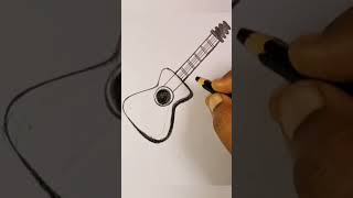 How to draw a guitar [upl. by Anzovin111]