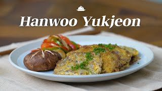 Recipe Hanwoo Yukjeon [upl. by Yetac]