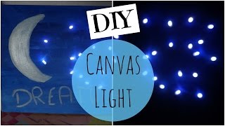 DIY ❤ Tableau Lumineux  DIY Canvas Light ❤ [upl. by Aicilec]