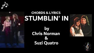 Stumblin In by Chris Norman amp Suzi Quatro  Guitar Chords and Lyrics [upl. by Aikar923]