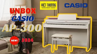 Unbox Casio Celviano AP300 New 2024 [upl. by Lantz]