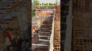 portico scaffolding workervlog labour construction rjy batchingplant [upl. by Crowe29]