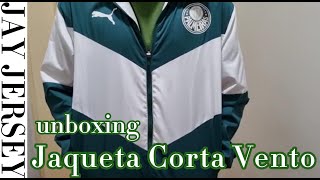 Unboxing Jaqueta Corta Vento do Palmeiras Jay Jersey [upl. by Marutani]