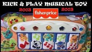 Fisher Price 2003 Kick amp Play Musical Play Matt Cot Flashing Toy  Lots of Kids Songs [upl. by Keegan]