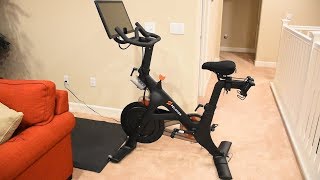 Peloton Bike Delivered Unboxing Review Setup Walk Around Get 100 Off CODE IN DESCRIPTION peloton [upl. by Hara]