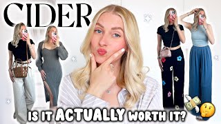 Buying clothes from CIDER ads so you don’t have to 😬 TRY ON haul amp my honest opinion [upl. by Bolling505]