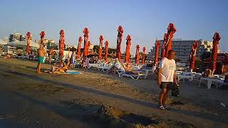 Beach walk in Romania summer 2024 part 30  Mamaia [upl. by Merp]