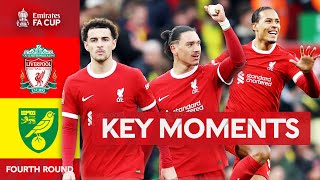 Liverpool v Norwich City  Key Moments  Fourth Round  Emirates FA Cup 202324 [upl. by Romy519]