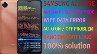 how to fix wipe datafactory reset option not available on Samsung [upl. by Bessie]