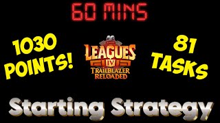 Spoiler alert Leagues 4 ultimate starting strategy  Trailblazer reloaded OSRS guide [upl. by Annaitsirhc]