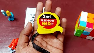 50 Rupees Freemans Neo 3M Measuring Tape Yellow 13Mm 💛📏👷‍♂️தமிழ் [upl. by Ivek163]