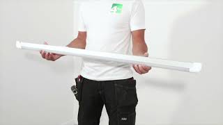 4lite IP20 LED Batten Installation Video  Screwfix [upl. by Jane474]