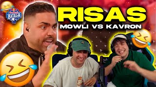 RISAS 100 con MOWLI vs KAVRON 🤣🙌♥️ KAPO 013 Y BLON REACCIONA A MOWLI VS KAVRON  Red Bull Batalla [upl. by Nelac]